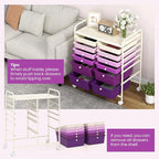 BECOMFORT 12-Drawer Rolling Cart - Image 3