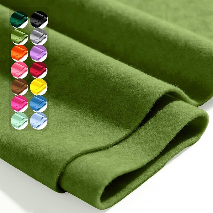 Moss 36" X 36" Felt Fabric Sheet by Luceinvita