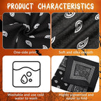 100 Pack Bandanas Unisex Paisley Bandanas Bulk Multi Purpose Cowboy Head Wrap - Image 5