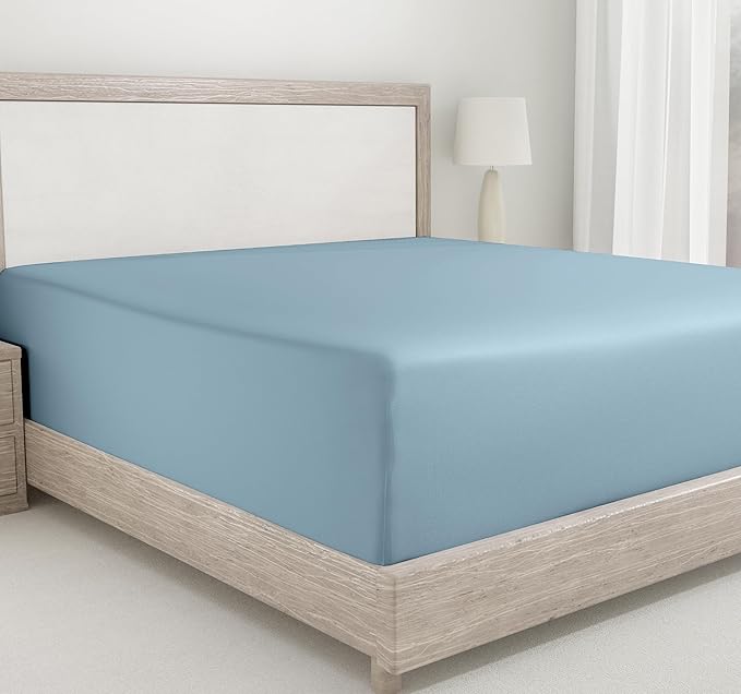 California Design Den Fitted King Size Sheets, Deep Pocket Soft 400 Thread by CaliforniaDesignDen