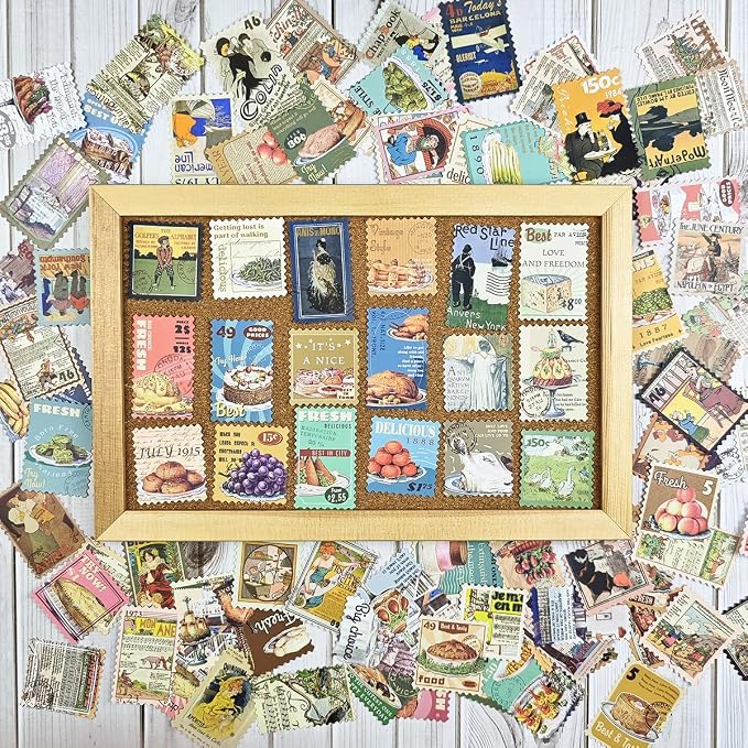 Prstincol 100 Pcs Scrapbooking Stickers, Food Stickers - Image 2