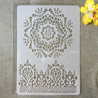 TIAMECH A4 Reusable Vintage Crown Stencil - Image 2