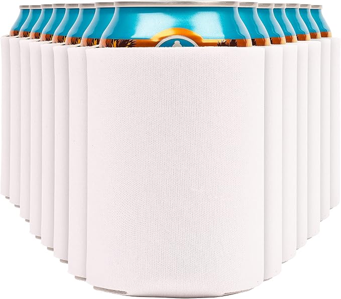 Blank Beer Can Cooler Sleeves Soft Insulated Beer Can Coolies by CURRENT+CO.