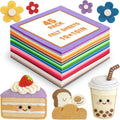 45 PCS Felt Fabric Sheets 10 x 10 Inch 2mm Craft Felt Sheets | 45 Assorted by Oleitodh