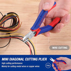 WORKPRO Mini Pliers Set, 3-Piece Small Pliers Tool Kit | Includes 4” Diagonal - Image 6