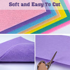Felt Fabric Sheets 8 x 12 Inches, Soft Felt Paper - Image 5