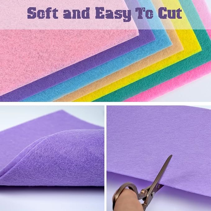 Felt Fabric Sheets 8 x 12 Inches, Soft Felt Paper - Image 5