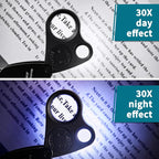 JARLINK 30X 60X Illuminated Jewelers Loupe Magnifier, Foldable Jewelry Magnifier - Image 6