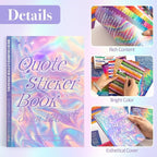 1200+ Pcs Quote Sticker for Journaling, Fun & Colorful Craft Letter Stickers - Image 3