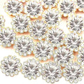 200 PCS 12MM Crystal Glass Sew on Rhinestones Jewels Gems by Unknown