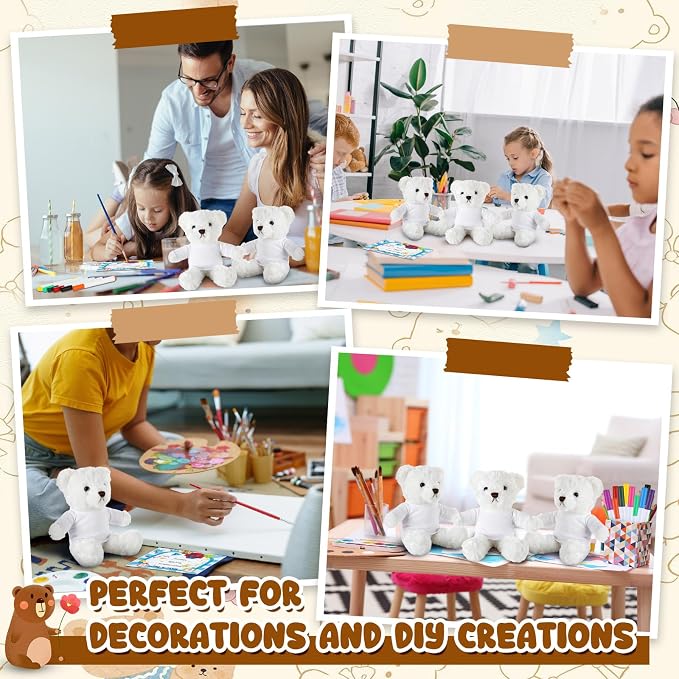 40 Pcs Make Your Own Stuffed Animal Bear Kit DIY 2026 Graduation Plush Gift 10 - Image 5