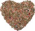400Pcs 5-8mm Natural Unakite Chip Stone Beads | Pre-Drilled Irregular Healing by DQJRJTJewelryMakingCraftsSupplies