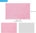 PATIKIL Pink Shiny EVA Glitter Foam Sheet 16x12 Inch 2mm Thick - Image 2