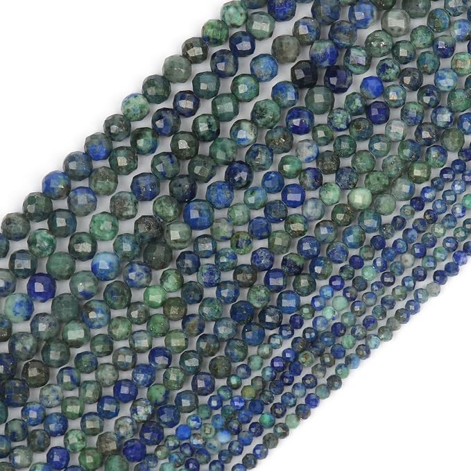 4mm 90pcs Phoenix Lapis Lazuli Tiny Gemstone Beads - Image 4