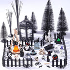 DIYDEC 54pcs Halloween Mini Resin Figures, Tiny Figurines to Hide Toys Little - Image 2