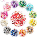220 Pcs European Large Hole Spacer Beads, Zyehxed Assortment European Craft - Image 5