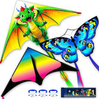 Kite for Ages 8-12, Single Line String Professional Kites for Beach and Outdoor by DoinFly