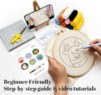 Christmas Punch Needle Kit for Adults Beginners, Easy Punch Embroidery Coaster - Image 4