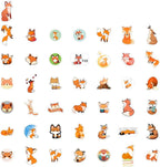 BulbaCraft Fox Stickers for Water Bottle and Laptop - Image 4