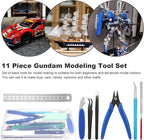 Fippy 11PCS Model Kit Tools, Gundam Model Tool Kit, Hobby Building Tools Kit - Image 6