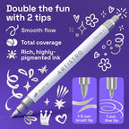 ARTISTRO 5 Silver Acrylic Paint Markers - Image 2