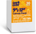 Canvases for Painting 9 x 12 inch-30 Pack, Artist Blank Canvas Boards for by GEGN4GLORY