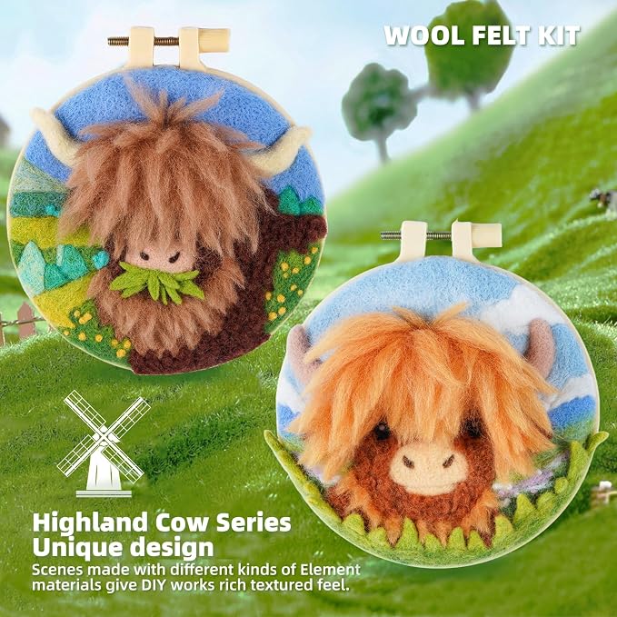 Needle Felting Kit, Embroidery kit - Image 2