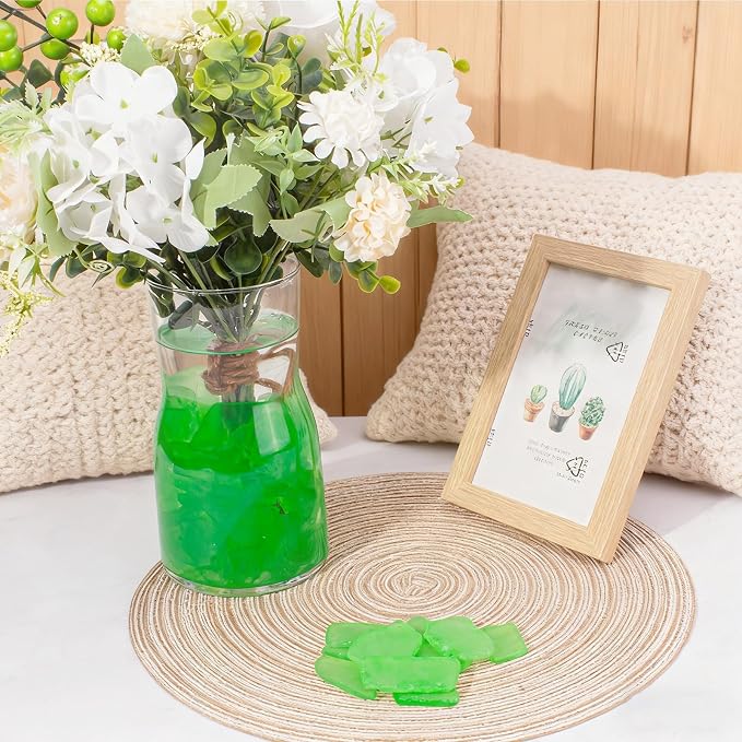 Keedolla Tumbled Sea Glass for Crafts - 10 OZ Green Frosted Seaglass Pieces for - Image 5