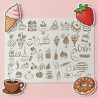 TIAMECH A4 Reusable Fruit Juice Stencil - Image 5