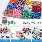 300Pcs Silicone Beads 9mm Mix Color, Bulk Silicone Beads 9mm - Image 4