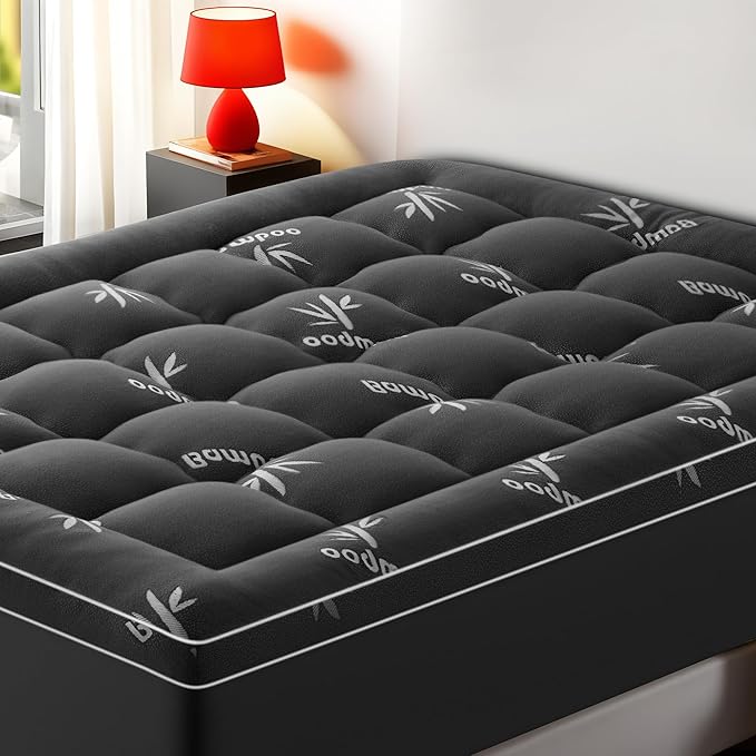Mattress Topper Twin XL Size, Cooling Extra Thick Breathable Viscose Made from by SakuraHome