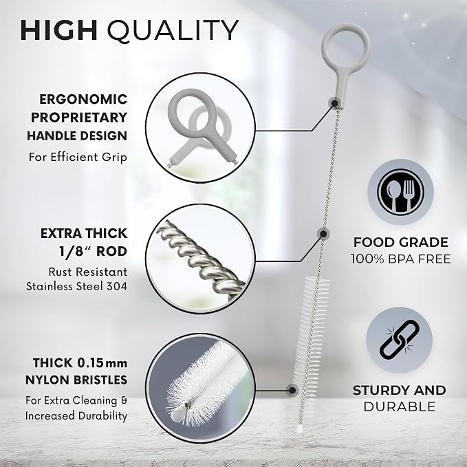 Buenalife Heavy Duty Cleaning Brushes Set of 4 - Image 3