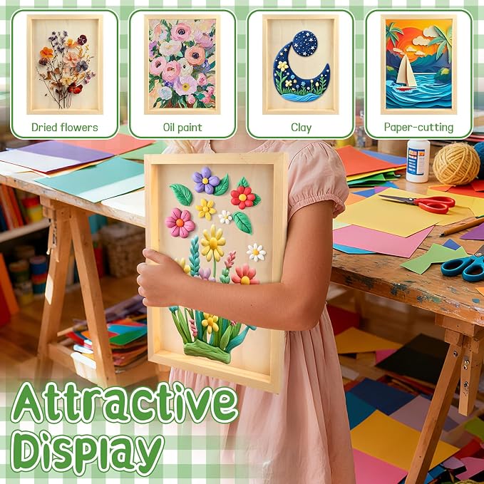 FSWCCK 5 Pack 11 x 14 inch Wood Panel Boards, Unfinished Wood Canvas Panels - Image 4