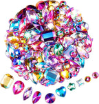 1200 Pcs AB Rhinestones for Bedazzling, Rainbow Effect Craft Gems for Crafting by Unknown