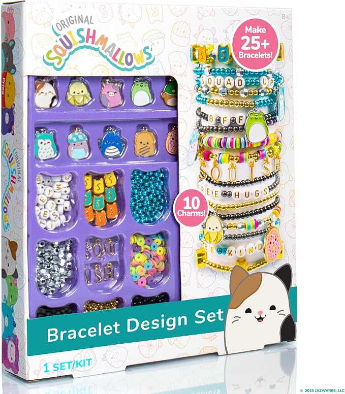 Original Squishmallows Bracelet Design Set, Cute & Friendship Bracelet Kit - Image 10
