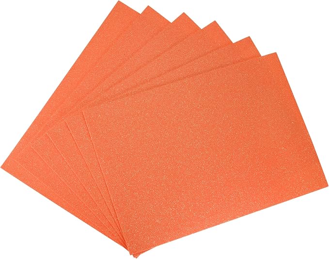 uxcell Orange Shiny EVA Foam Sheets 11 x 8 Inch 2mm Thick by uxcell