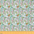 Feelyou Ocean Upholstery Fabric by The Yard, Boho Colorful Fish Outdoor Fabric by Feelyou