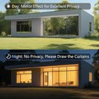 LEMON CLOUD One Way Window Privacy Film See Out Not in Reflective Mirror UV - Image 3