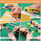 Ecraft 24"x36" Self-Healing Sewing Mat: Large Double Sided Green 5-Ply Hobby Mat - Image 3