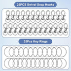 Logosophia 50 PCS Premium Keychain Making Kit - Image 4