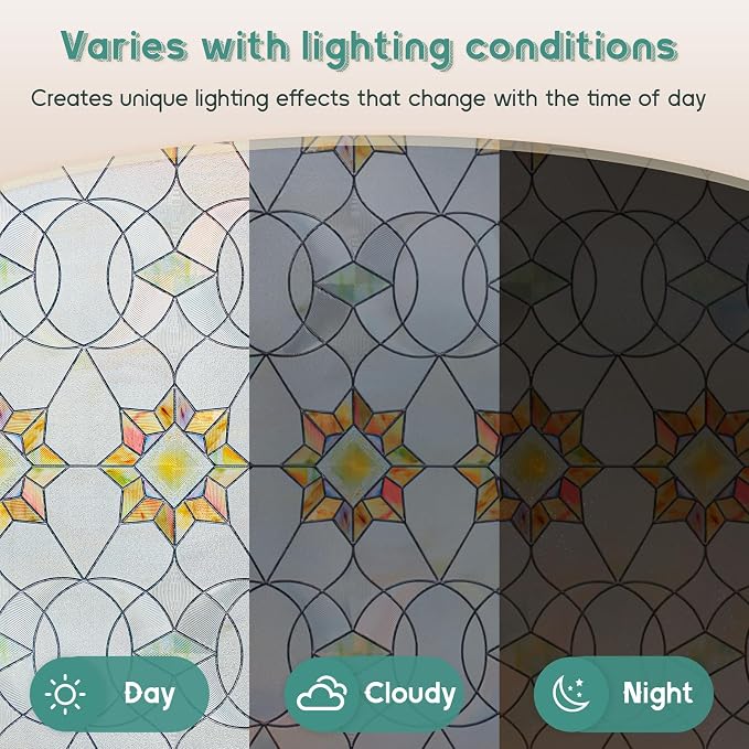 Oxdigi 3D Stained Glass Window Film - Image 8