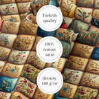 100% Cotton Fabric by the Yard – Turkish Quality Quilting & Sewing Fabric - Image 6
