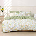LEMIROE Floral Cotton Comforter Twin Size 2Pcs by LEMIROEBEDDING