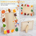 Fovths 24 Packs Fall Picture Frame Painting Craft Kit - Image 4