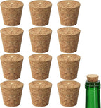 12Pcs Tapered Cork Plugs, 0.86 x 0.66 x 0.79 Inch Wooden Wine Bottle Cork by eispap