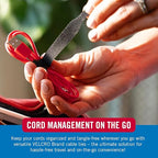 VELCRO Brand Reusable Cable Ties, 100 Pack 6 Inch, Cord & Cable Management - Image 3