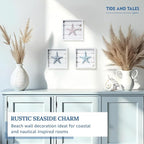 Tide and Tales 3D Starfish Wall Art Coastal Theme Wall Hanging Decoration - Image 4