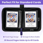 Mini Trading Card Binder Album, 1 Pocket Card Binder - Image 3
