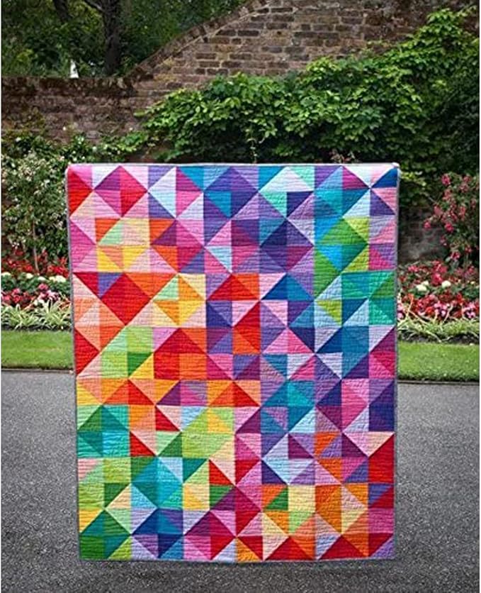 HANPATQUI 50PCS 12 x 12 inch Solid 100% Cotton Fat Quarters Fabric - Image 2