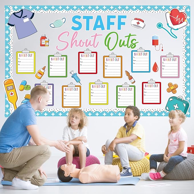 Healthy Staff Shout Outs Bulletin Board Decorations Nurse Week Staff Shout Outs - Image 6